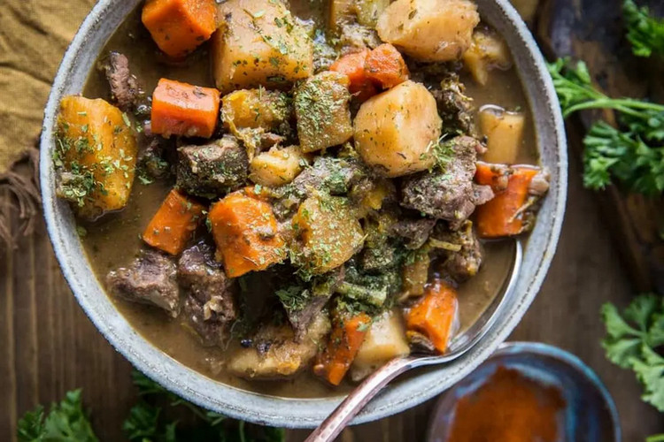 AIP One Pot Meals Beef Stew Recipe for Healthy Lunch or Dinner Menu