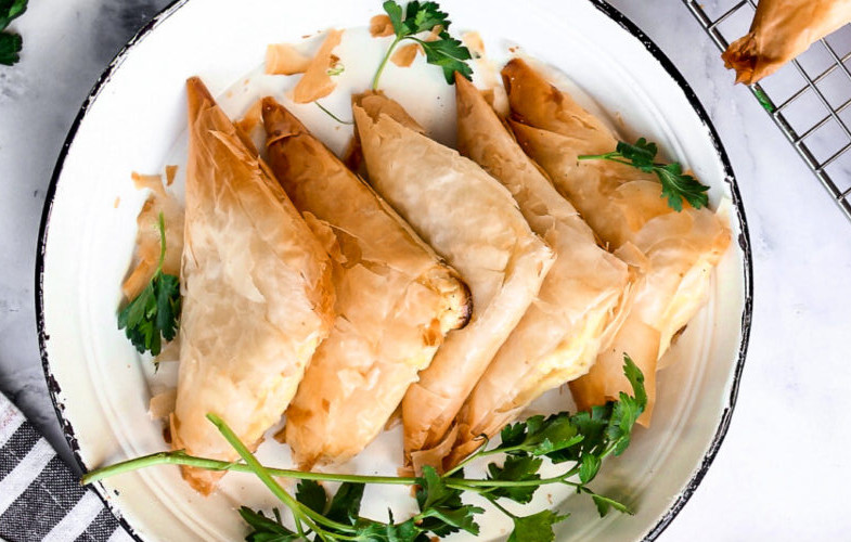 Phyllo Dough Recipes Appetizers, A Triangle-Shaped Pastry with Cream Filling Recipe